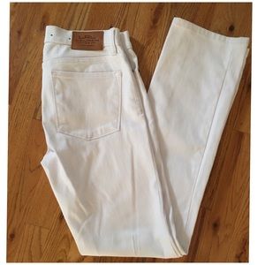 NWOTS  White Ralph Lauren straight leg jeans.